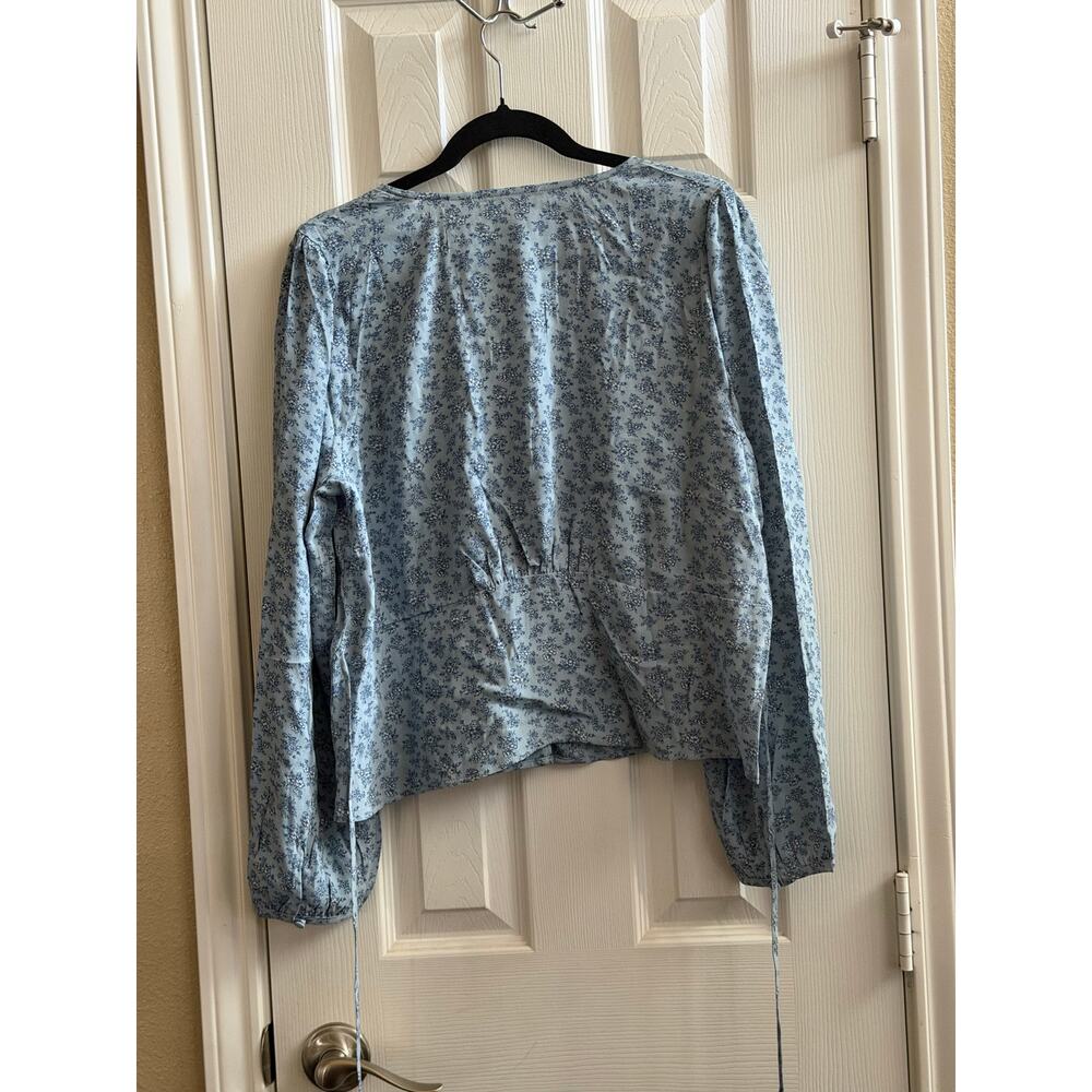 Levi's Dolores Long Sleeve Blouse Women's Queen B Floral Arona NWT Size XLarge - Picture 6 of 9